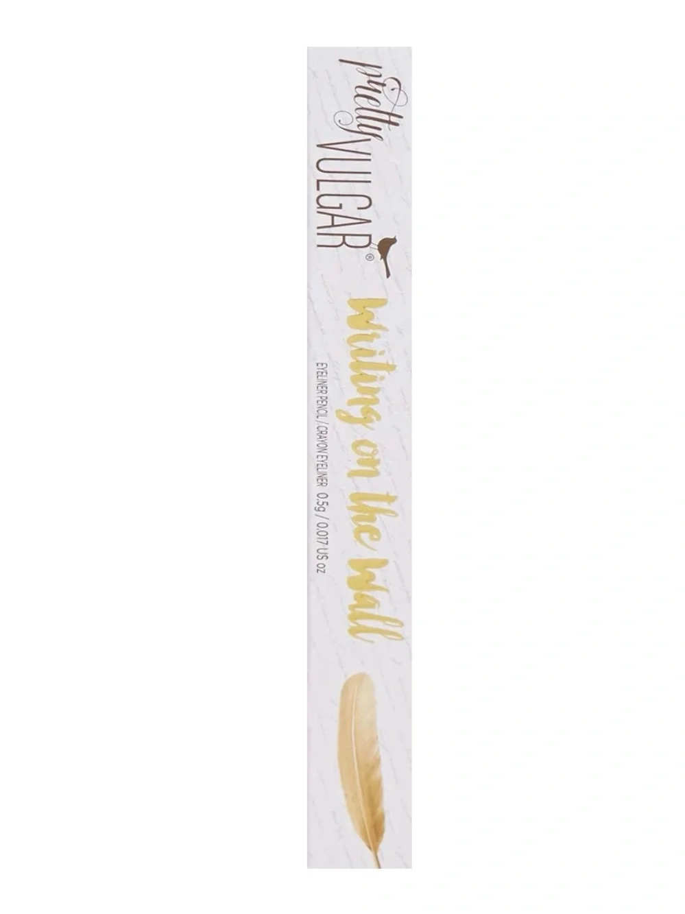 Pretty Vulgar Writing on the Wall Eyeliner Pencil in Black 0.5g BRAND NEW